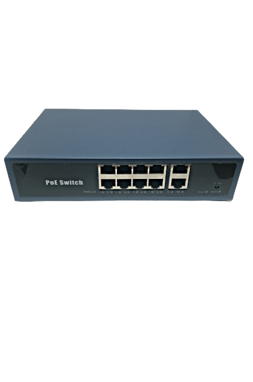 Коммутатор "PLATON" RV-PS1082AI 8 port POE